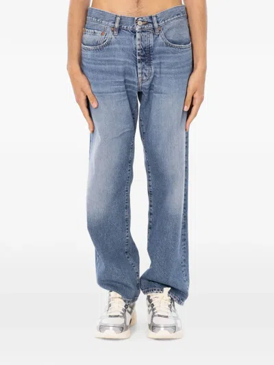 Cycle Legend Straight-leg Jeans In Blue