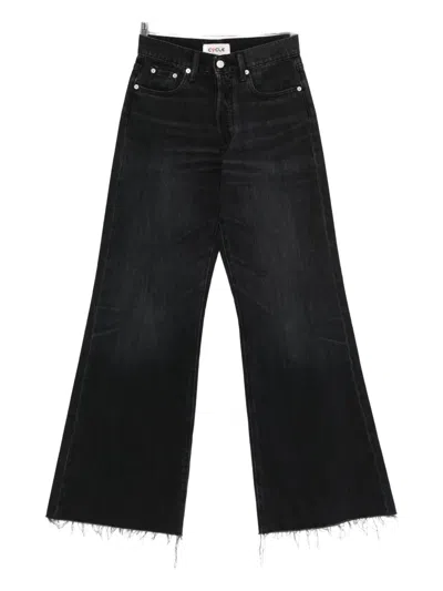 Cycle Luna Frayed Jeans In Black