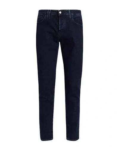 Cycle Man Jeans Blue Size 32 Cotton, Red Polyethylene, Red Cotton, Lyocell, Elastane