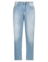 Cycle Man Jeans Blue Size 33 Cotton, Red Cotton In Blue