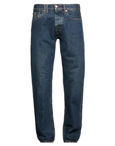 Cycle Man Jeans Blue Size 34 Red Cotton