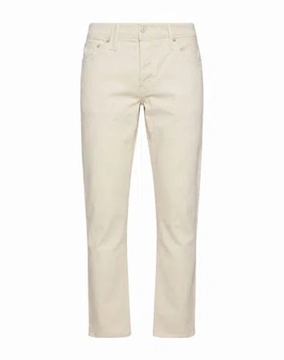 Cycle Man Jeans Cream Size 29 Cotton, Elastane In White