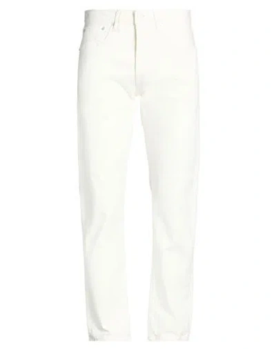 Cycle Man Jeans Cream Size 32 Cotton, Elastane In White