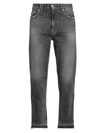 Cycle Man Jeans Grey Size 32 Cotton, Organic Cotton, Elastane In Black