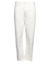 Cycle Man Jeans White Size 34 Cotton, Elastane In White