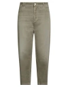 Cycle Man Jeans Military Green Size 34 Cotton, Elastane