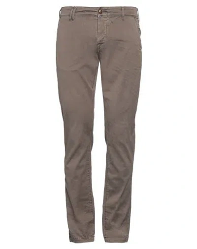 Cycle Man Pants Khaki Size 33 Cotton, Elastane In Beige