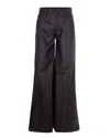 Cycle Wide-leg Flared Trousers In Black