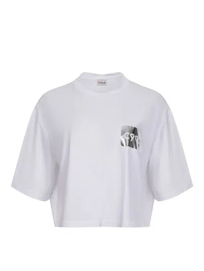 Cycle T-shirt  In White
