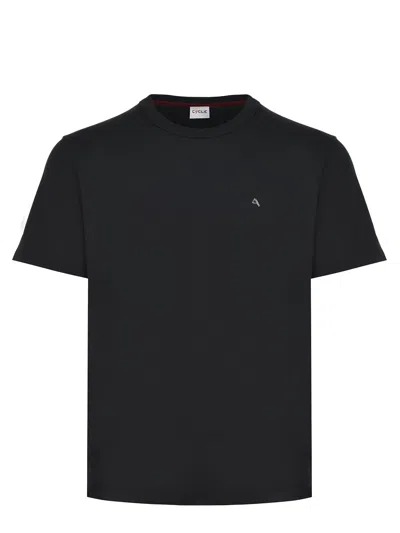 Cycle T Shirt Made Of Cotton. In Black