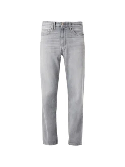 Cycle Washed-effect Straight-leg Jeans In Gray