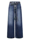 Cycle Denim Indie Leg Stone Wash In Blue