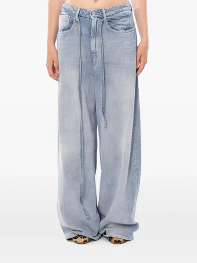 Cycle Wide-leg Jeans In Blue