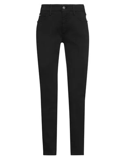 CYCLE CYCLE WOMAN JEANS BLACK SIZE 29 COTTON, RECYCLED COTTON, RECYCLED POLYESTER, ELASTANE