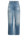 Cycle Woman Jeans Blue Size 26 Cotton, Elastane In Blue
