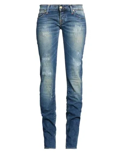 Cycle Woman Jeans Blue Size 28 Cotton, Elastane