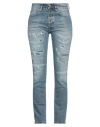 Cycle Woman Jeans Blue Size 29 Cotton, Polyester, Elastane In Blue