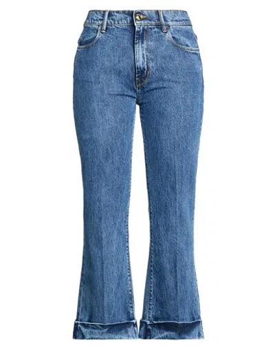 Cycle Woman Jeans Blue Size 32 Cotton, Lyocell