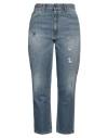Cycle Woman Jeans Blue Size 36 Cotton In Blue