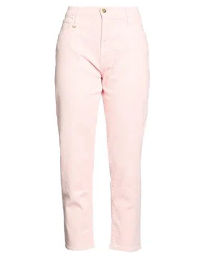Cycle Woman Jeans Light Pink Size 31 Cotton, Elastane