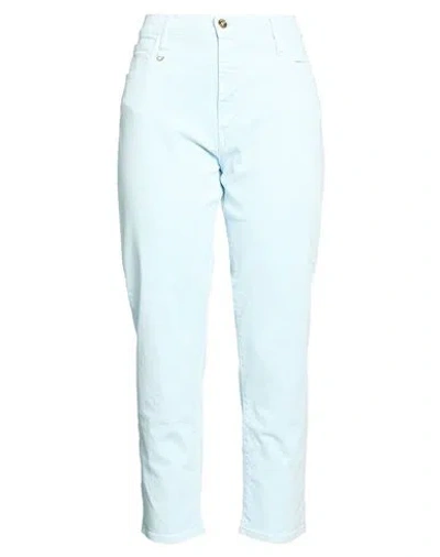Cycle Woman Jeans Sky Blue Size 31 Cotton, Elastane