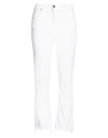 Cycle Pressed-crease Flared Jeans In White