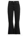 Cycle Woman Pants Black Size 32 Cotton, Elastomultiester, Elastane