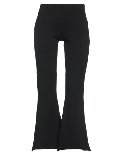 Cycle Woman Pants Black Size M Cotton, Elastane