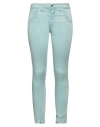 Cycle Woman Pants Turquoise Size 27 Lyocell, Cotton, Elastane In Blue