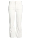 Cycle Pressed-crease Flared Jeans In White