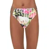 Cyn And Luca Bora Bora Womens Floral Cut-out Swim Bottom Separates In Multi