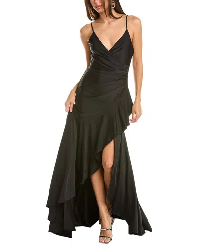 Cynthia & Sahar Pleated Dress In Black