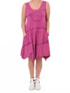 Cynthia Ashby Benito Dress In Raspberry In Pink