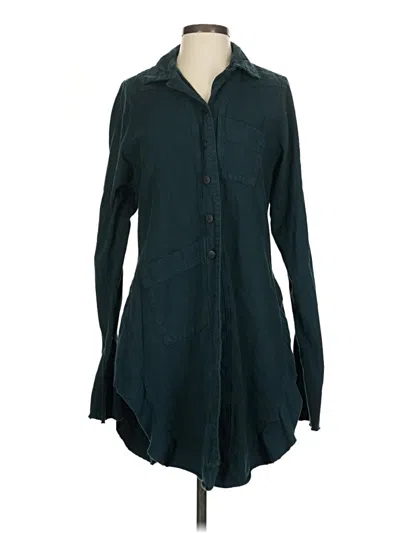 Pre-owned Cynthia Ashby Casual Dress In Teal