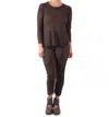 Cynthia Ashby Mesh Long Sleeve Top In Root