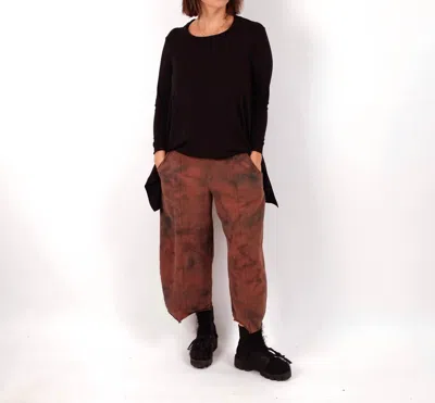 Cynthia Ashby Niles Wide Leg Pants In Outback Print In Multi