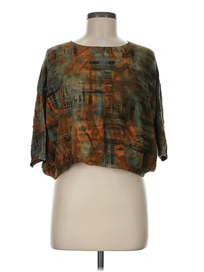 Pre-owned Cynthia Ashby Pullover Sweater In Green