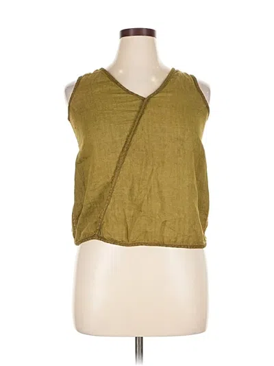 Pre-owned Cynthia Ashby Sleeveless Blouse In Green