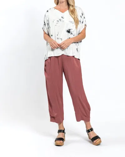 Cynthia Ashby Turin Pant In Marina In Multi