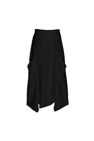 Cynthia Ashby Turn Skirt In Black
