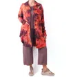 Cynthia Ashby Wesley Button Up Shirt Jacket In Multicolor