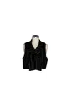 Cynthia Ashby Women's Chord Reversible Vest In Charcoal In Pink