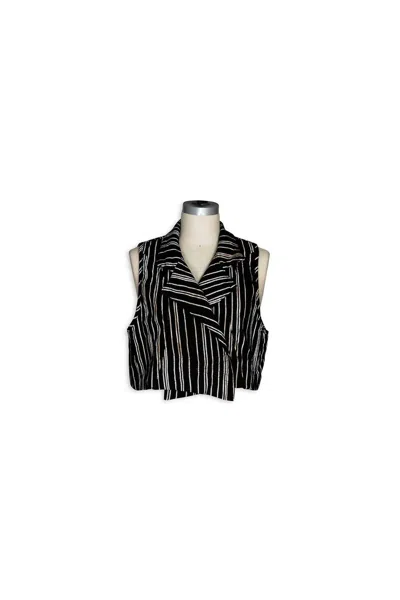Cynthia Ashby Women's Chord Reversible Vest In Ore In Multi