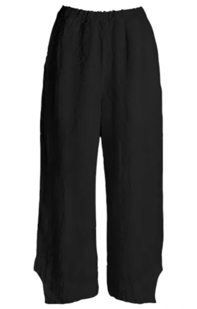 Cynthia Ashby Women's Milo Linen Pants In Black