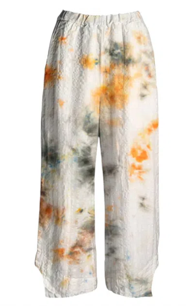 Cynthia Ashby Women's Milo Linen Pants In Fresco In Multi