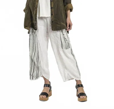 Cynthia Ashby Women's Noah Pant In Natural In Silver