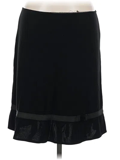 Pre-owned Cynthia Cynthia Steffe Casual Skirt In Black