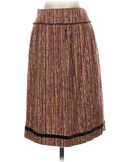 Pre-owned Cynthia Cynthia Steffe Casual Skirt In Brown
