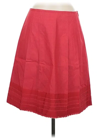 Pre-owned Cynthia Cynthia Steffe Formal Skirt In Red