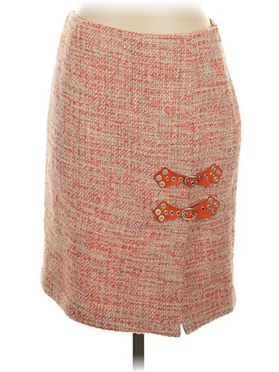 Pre-owned Cynthia Cynthia Steffe Formal Skirt In Tan